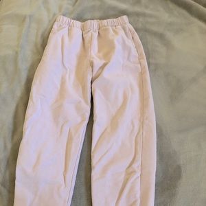 pink brandy melville sweatpants